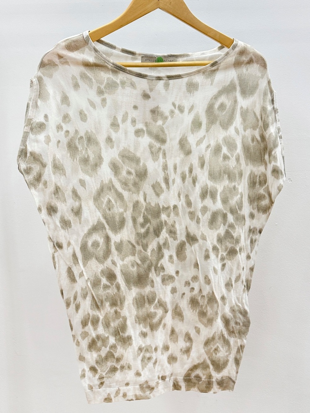 Stella Mccartney Leopard Pattern Top sleeveless 38/medium